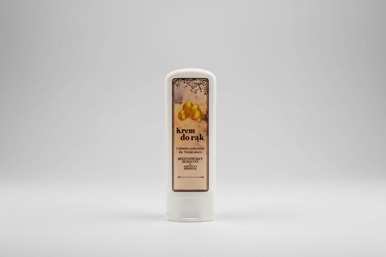 Krem do rąk z bursztynem i borowiną